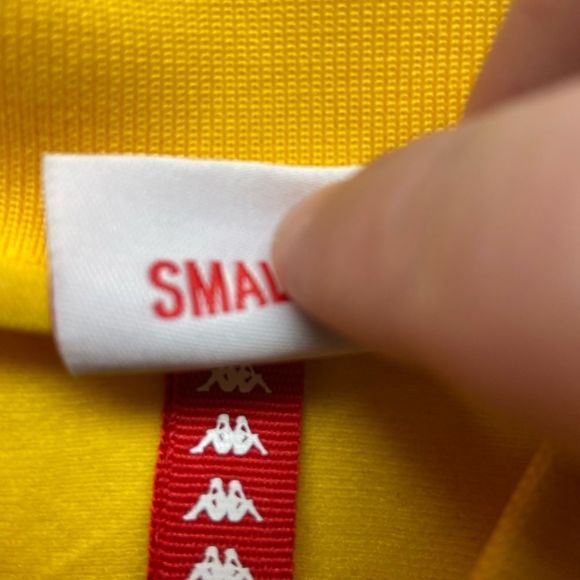 Kappa Women’s Yellow Crop Top size Small - Picture 3 of 6